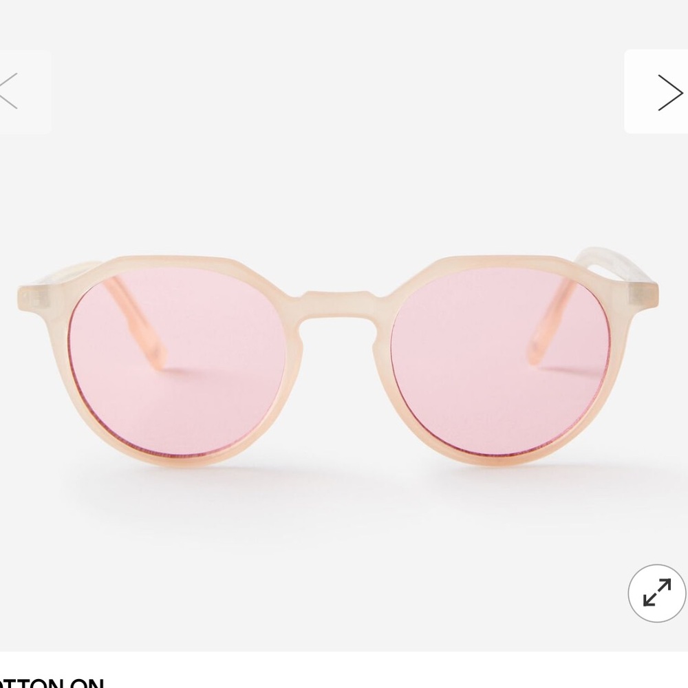 Cotton On Blush Round Sunglasses
